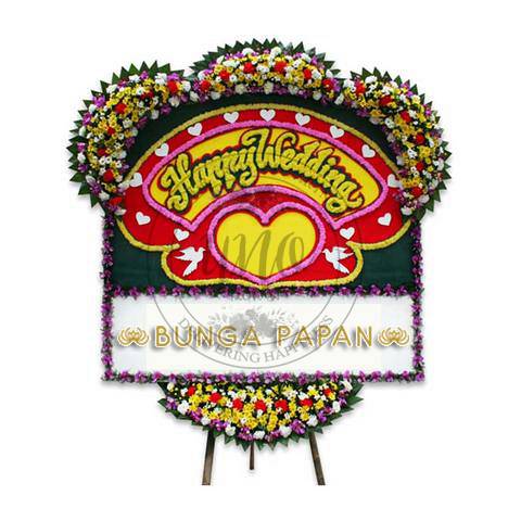 Bunga Papan Wedding - Bunga Papan Happy Wedding - Bunga Papan Pernikahan