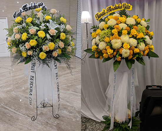standing flower duka cita