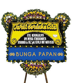bunga papan duka cita